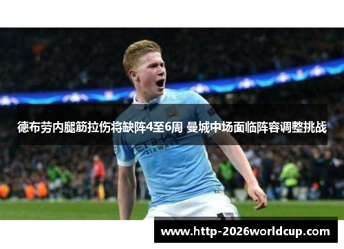 德布劳内腿筋拉伤将缺阵4至6周 曼城中场面临阵容调整挑战